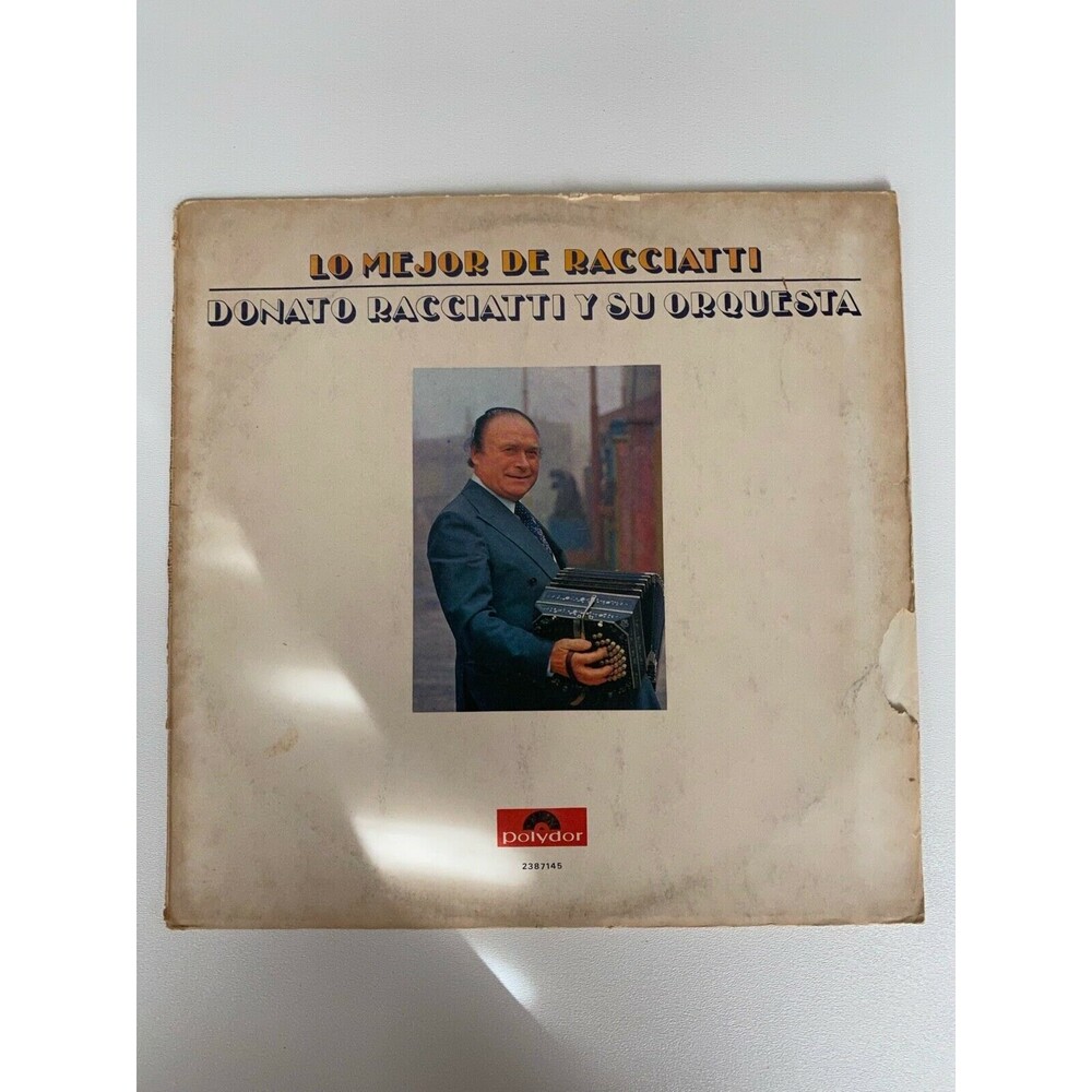 Donato Racciatti Y Su Orquesta Lo Mejor De Racciatti LP Polydor 1977 Vinyl  EX